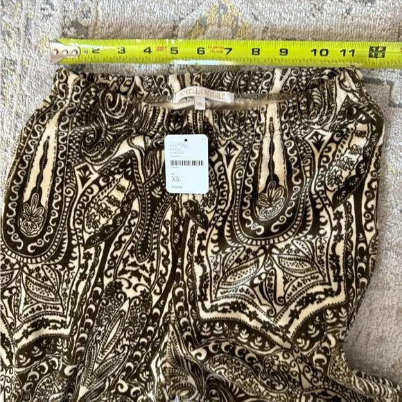 Free People Novella Royale Janis Bell Bottom Flare Velvet Pants NWT - Picture 8 of 10